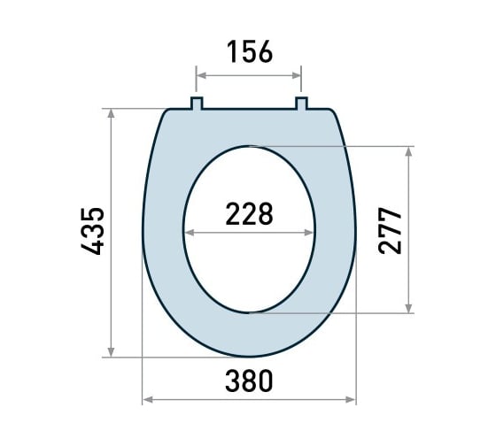 Сидение для унитаза Koller Pool Oval S C5 KPOVSC5
