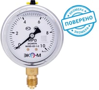 Манометр ЭКО-М экомера мд93-63мм, 0..10мпа g1\4 (гидрозаполненный) МД93-63-G-10МПа