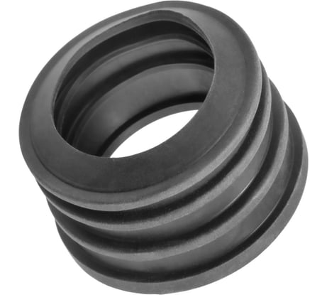 Сантехническая манжета для канализации MPF 50х40, черная, уплотнительная, переходная, 2 шт ИС.131601.2