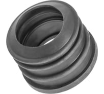 Сантехническая манжета для канализации MPF 40х32, черная, уплотнительная, переходная, 2 шт ИС.131668.2