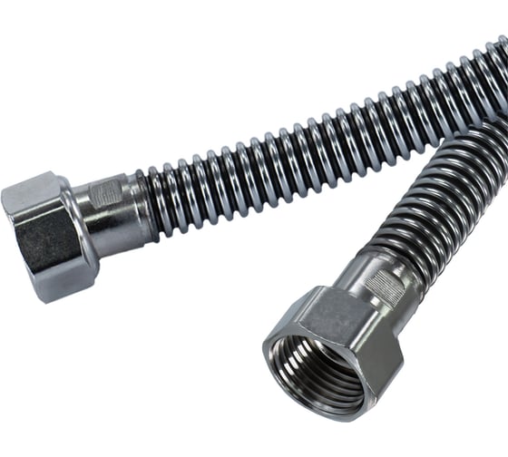 Газовый шланг Millennium подводка для газа, металлическая 1.2 м, 1" гайка/гайка PGSF10120