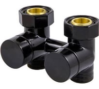 Узел нижнего подключения SCHLOSSER 50 мм 3/4 x М22x1.5 проходной, черный 601000102