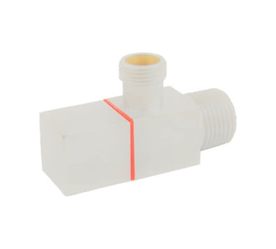 Кран SCHLOSSER белый серии Square DN 15 1/2GZx1/2GZ 606000050