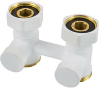 Узел подключения SCHLOSSER G 3/4 x 3/4 D=50мм, проходной, Белый 600700022