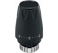 Термостатическая головка Heimeier DX, 6-28 C, настройки 1-5, черная 6700-00.507