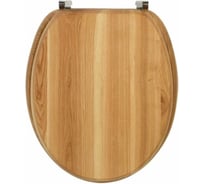 Сиденье с крышкой для унитаза Wirquin Дуб материал МДФ, с микролифтом, крепления нержавеющая сталь 20985564