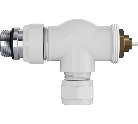 Набор термостатический осевой Royal Thermo Design Pro 15мм М30x1.5, белый НС-1646642