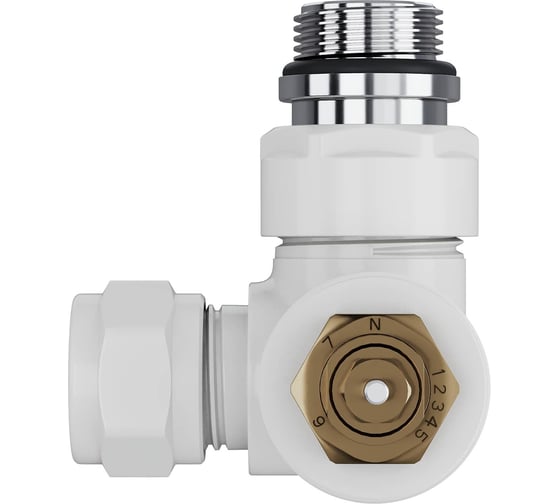 Набор термостатический трехосевой Royal Thermo Design Pro 15мм М30x1.5, белый НС-1646645
