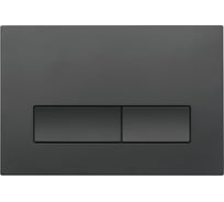 Кнопка смыва Agger черная матовая APB0244