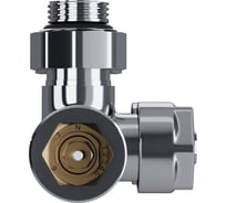 Узел нижнего подключения термостатический угловой Royal Thermo Design Pro 15 мм, М30x1.5, хром НС-1646652