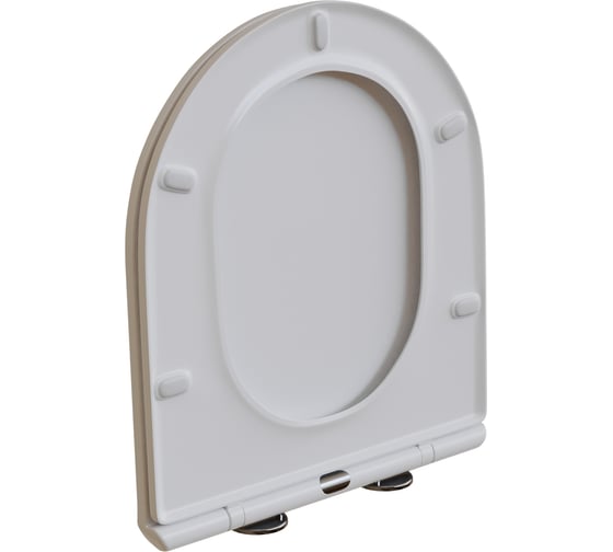 Сиденье для унитаза WAVE COMFORT дюропласт, микролифт, белый глянец 551233