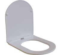 Сиденье для унитаза WAVE TREND дюропласт, микролифт, белый глянец 551229