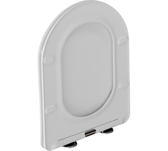 Сиденье для унитаза WAVE MERIDIAN дюропласт, микролифт, белый глянец 551758