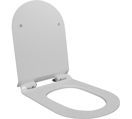 Сиденье для унитаза WAVE STAR дюропласт, микролифт, белый глянец 551757