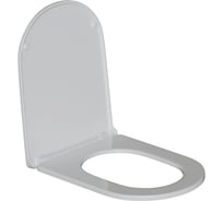 Сиденье для унитаза WAVE SUNSET дюропласт, микролифт, белый глянец 553612