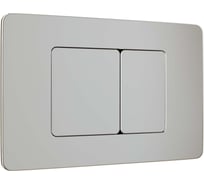 Кнопка смыва WAVE SS03 универсальная, хром, прямоугольная, нержавеющая сталь 554036