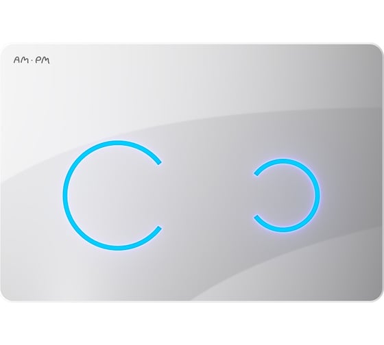 Клавиша для инсталляции сенсорная AM.PM Touchless Pro бесконтактная, стекло, белый I0450B01