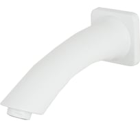 Встраиваемый наполнитель для ванны с изливом LEMARK длина 16 см, латунь, белый матовый LM3781MW