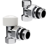 Набор термостатический угловой Royal Thermo Design 1/2М30x1.5, хром НС-1640380