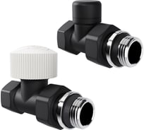 Набор термостатический прямой Royal Thermo Design 1/2М30x1.5, черный НС-1640378
