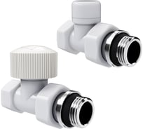 Набор термостатический прямой Royal Thermo Design 1/2М30x1.5, белый НС-1640376