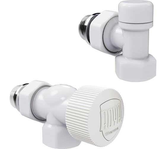 Набор термостатический осевой Royal Thermo Design 1/2М30x1.5, белый НС-1640373