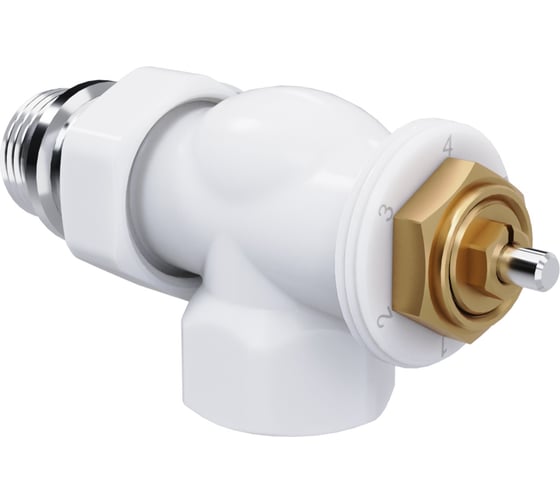 Набор термостатический осевой Royal Thermo Design 1/2М30x1.5, белый НС-1640373