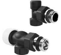 Набор термостатический осевой Royal Thermo Design 1/2М30x1.5, черный НС-1640375
