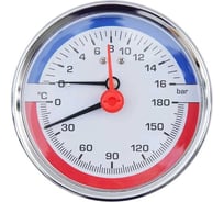 Термоманометр аксиальный SMT 1/2", 16 бар, 180 C D80Н04-16/180