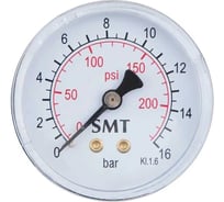 Манометр SMT 16 бар, аксиальный, 1/4"НР 3016N0002G