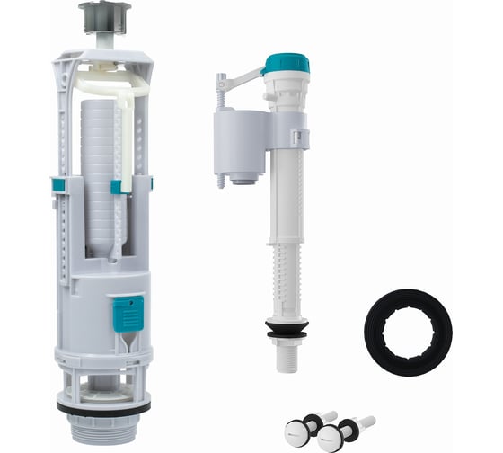 Арматура водосливная IDDIS 2-ур, нижний подвод, тип А, Оптима Хоум (Optima Home), , OPH2NA0i35