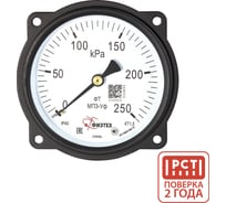 Манометр технический Физтех МП3-Уф 0-250 кПа кт.1,5 d.100 IP40 M20_1,5 ОШ ФлП 4687205628596