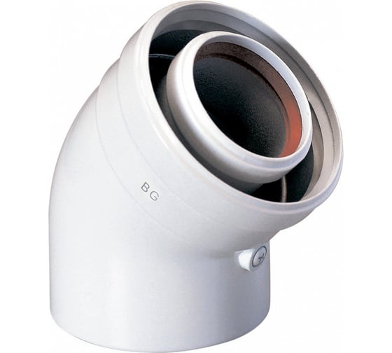 Коаксиальный отвод Baxi 45, диаметр 60/100 мм KHG71410231
