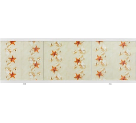 Экран под ванну DM PLAST морская звезда, 1.68, алюминиевая рама dka17_3dm