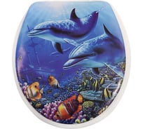 Сиденье для унитаза Аквалиния Подводный мир SK-06013