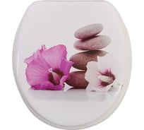 Сиденье для унитаза Аквалиния Орхидея SK-06244