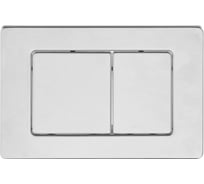 Кнопка смыва Bauedge BAU Light антивандальная для инсталляции IDEAL, нержавеющая сталь брашированная E00107