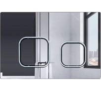 Кнопка смыва Bauedge BAU Strike для инсталляции IDEAL, хром E00101