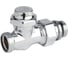 Клапан запорный Giacomini хром Ду15 Ру16 1/2"x16 НР прям T31CX003 022-2400 1