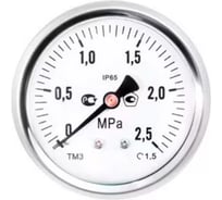 Манометр виброустойчивый DN.ru МВО-1 (0-1МПа) ДК 63мм, G1/4, нерж., класс точности 1.5 D070-07087