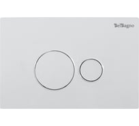 Кнопка смыва BelBagno белая глянцевая BB082BL