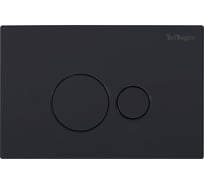 Кнопка смыва BelBagno чёрная матовая BB084NERO