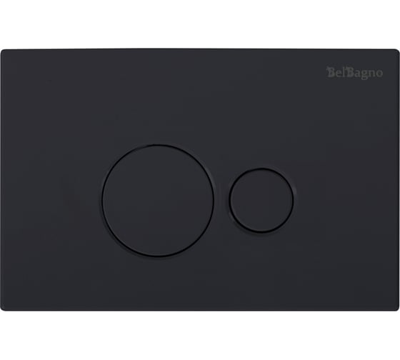 Кнопка смыва BelBagno чёрная матовая BB084NERO 1