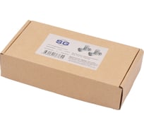 Прямой кран-вентиль SG ручка колпачок, хром, 1х1 г/г, 2 шт 8830SCH1010/2