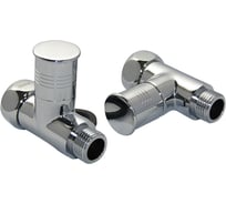 Прямой кран-вентиль SMT ручка колпачок, хром, 1х 3/4 г/ш, 2 шт 8831SCH0510/2