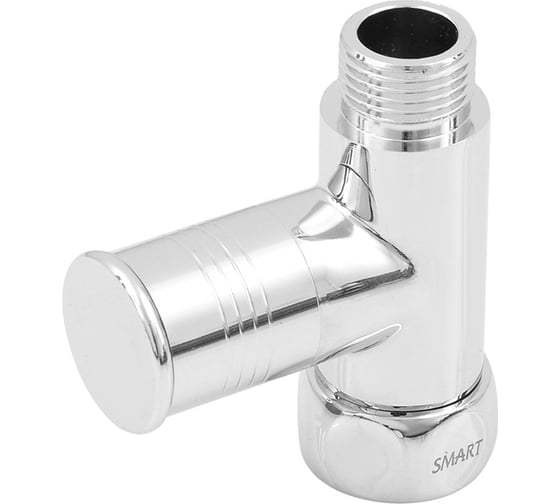Прямой кран-вентиль SMT ручка колпачок, хром, 3/4х1/2 г/ш, 2 шт 8831SCH0405/2C