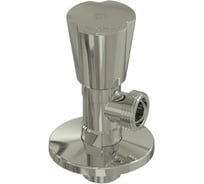 Вентиль угловой удлиненный RTP, латунь, хромированный, 1/2"х1/2", еврослот 44738