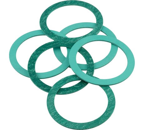 Прокладка межсекционная для радиатора MasterProf 1", зеленая, 6 шт ИС.030058.6