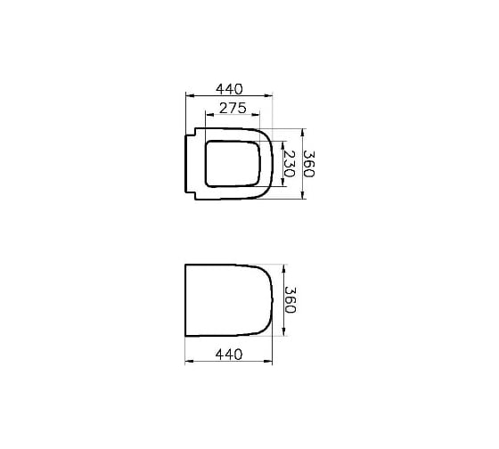 Сиденье для унитаза VITRA S20 дюропласт, микролифт, съемное 77-003-009