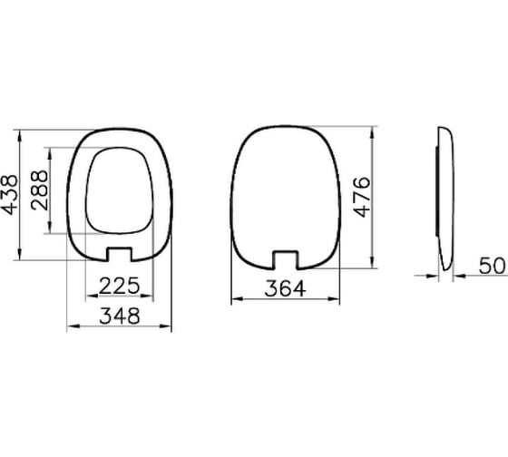 Сиденье Vitra Plural микролифт, матовый белый 126-401-009
